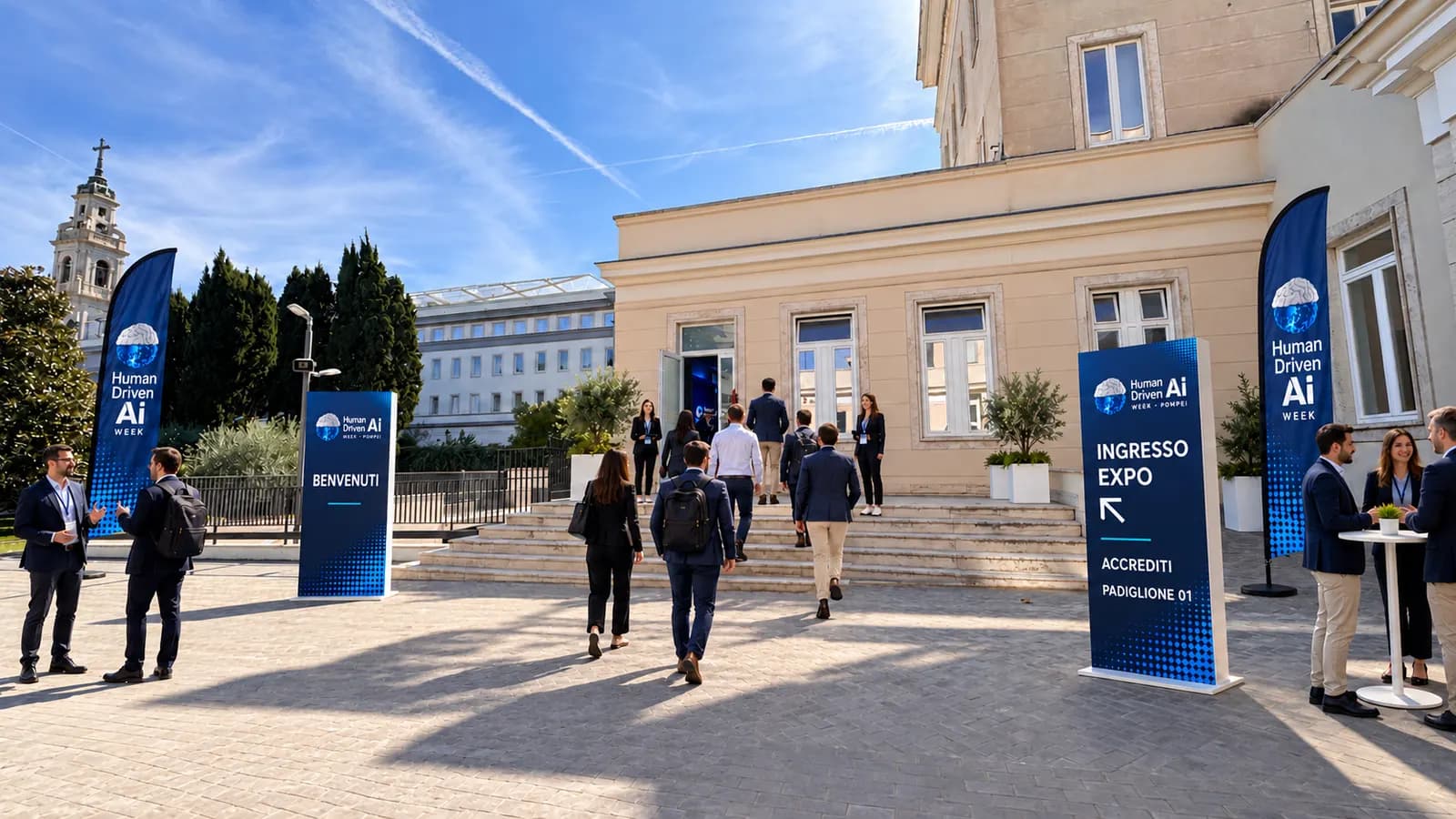 Preview: visitors arriving at the HDAI Week