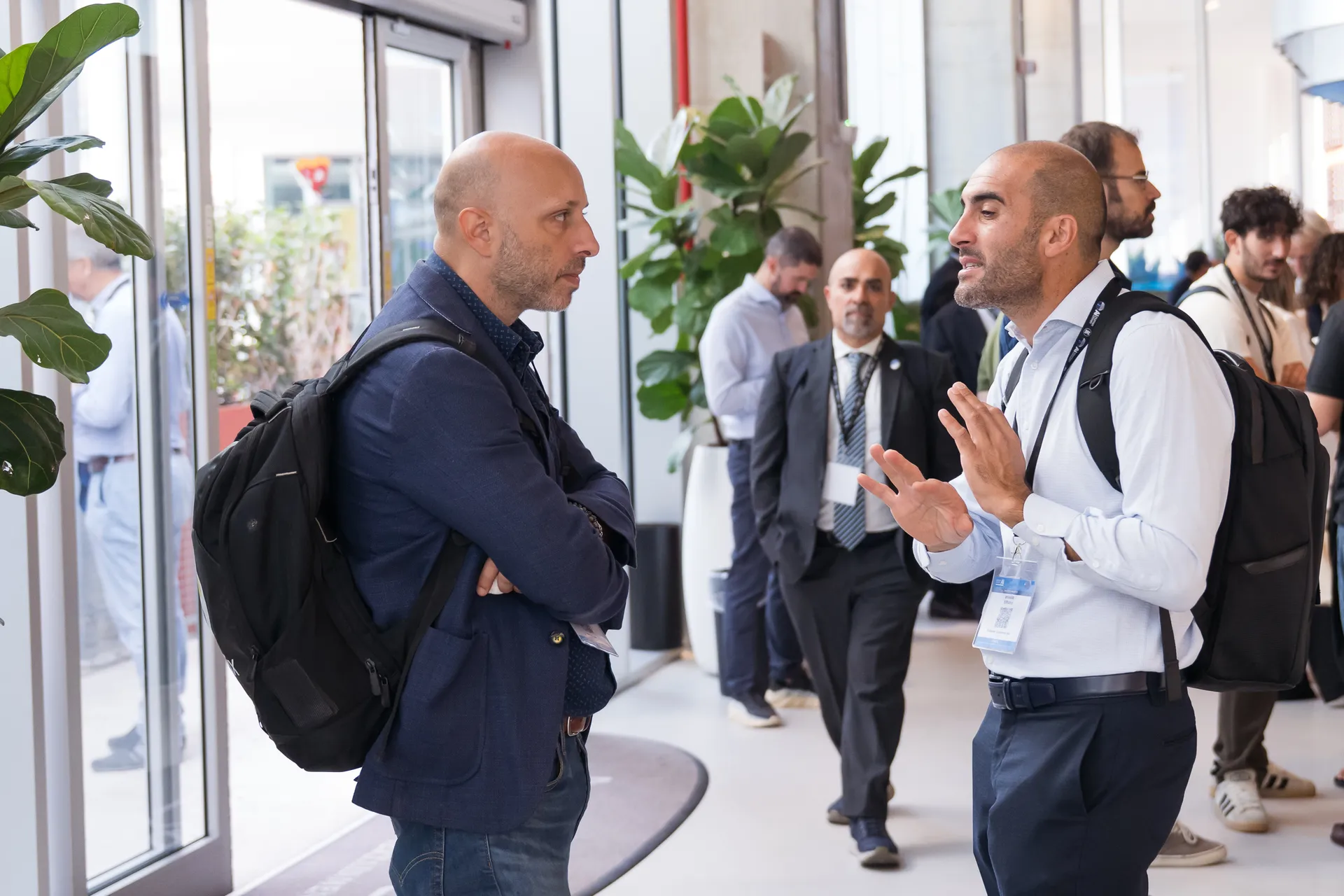 A meeting between participants at HDAI 2026