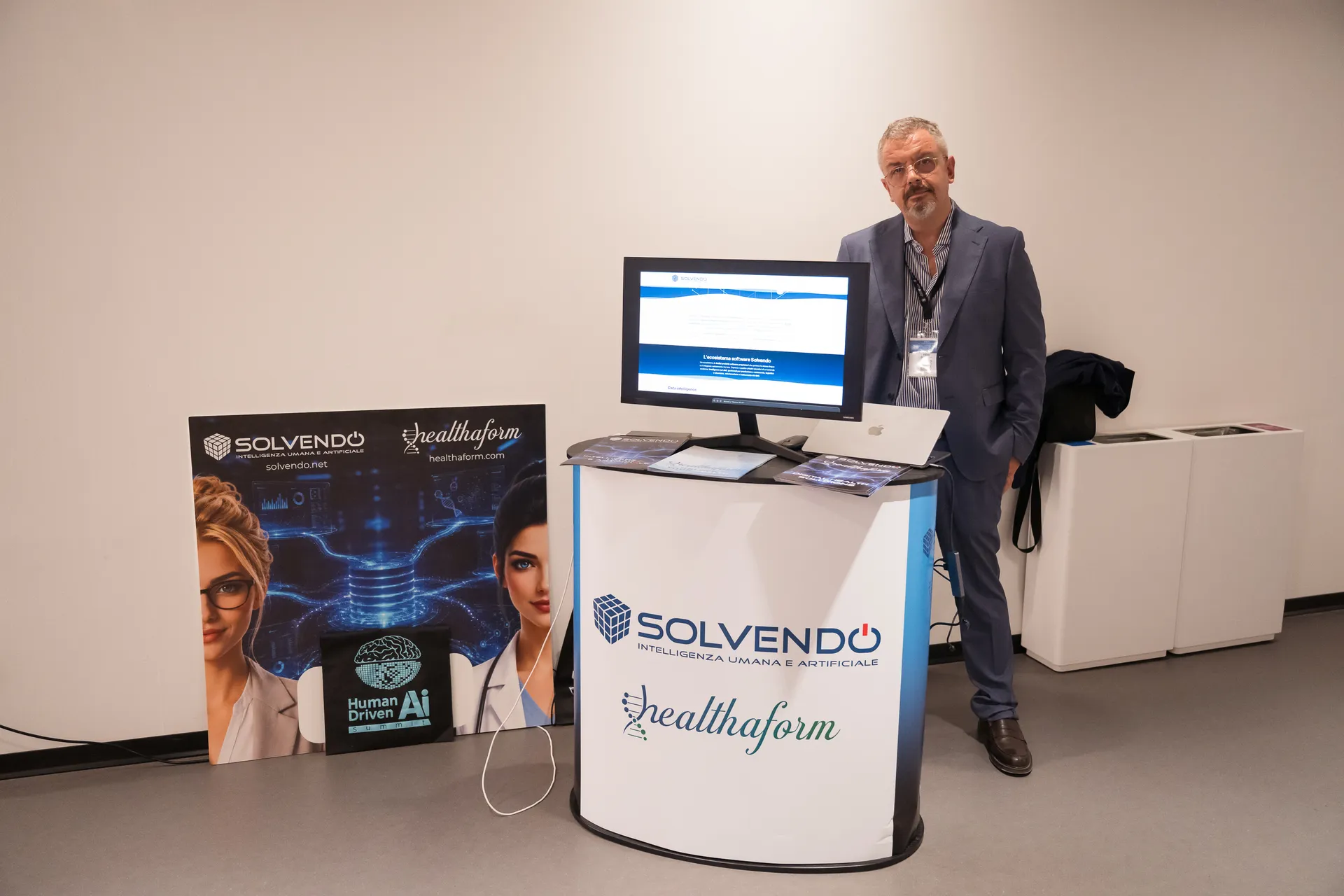 A company presenting its solution at HDAI 2026